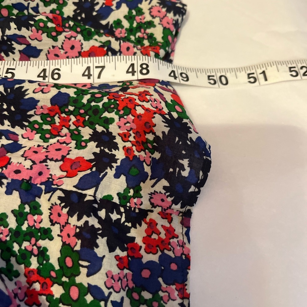 J. Crew size L Smocked dress in watermark floral print - Picture 10 of 10